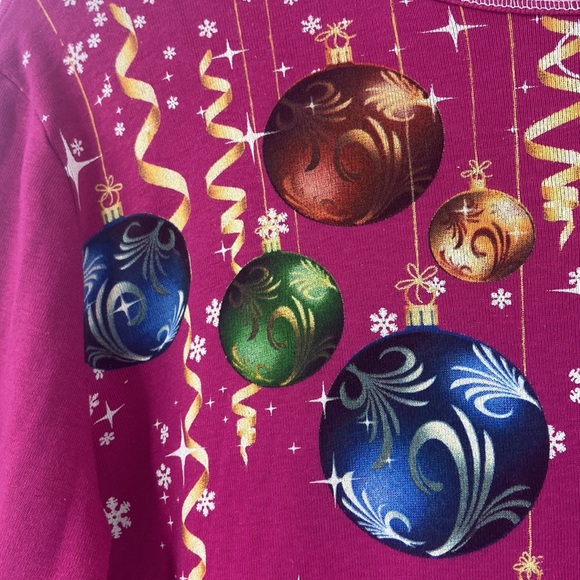 New directions red top holiday ornament detail cotton embellished extra large - Picture 7 of 14